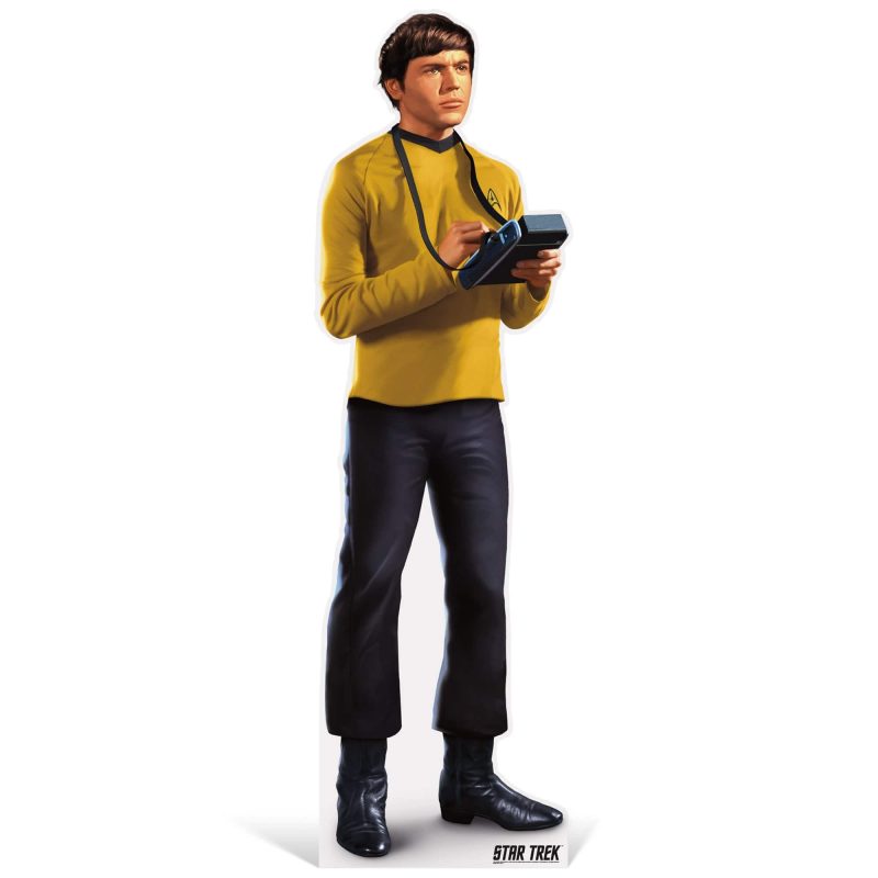 pavel chekov life size cardboard cutout star trekcardboard cutoutsprime party 811813