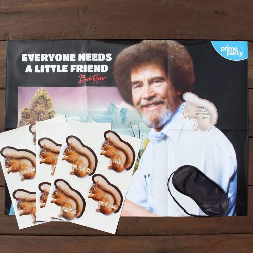 pin the squirrel on bob ross party gamegames activitiesprime party 656415