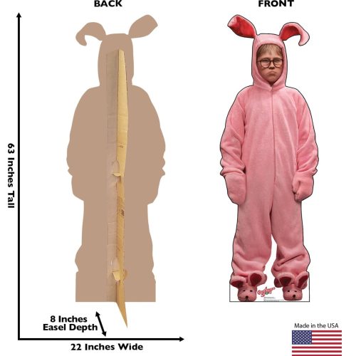 ralphie easter bunny a christmas story cardboard cutoutcardboard cutoutsprime party 795504