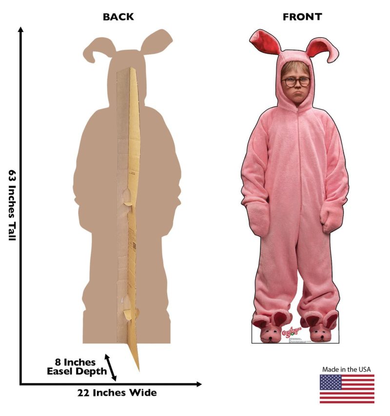 ralphie easter bunny a christmas story cardboard cutoutcardboard cutoutsprime party 795504