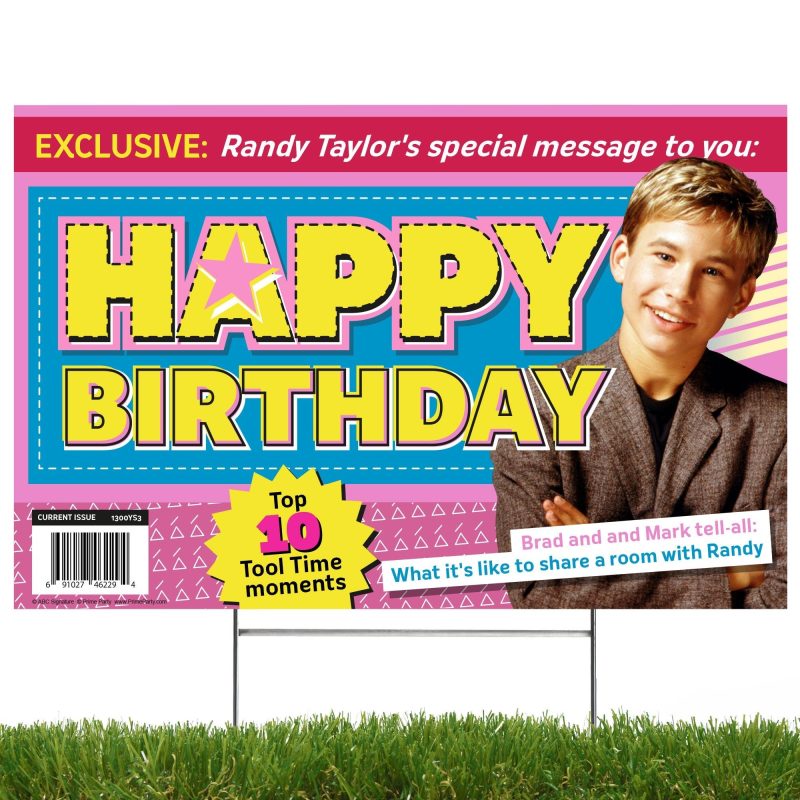 randy taylor happy birthday home improvement yard signyard signsprime party 950113