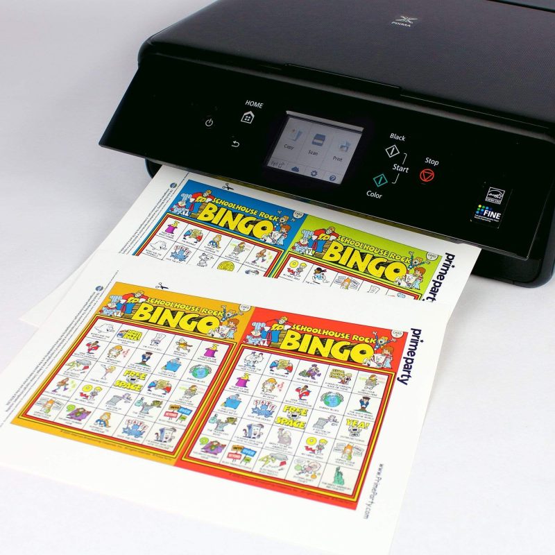 schoolhouse rock printable bingo gameparty gamesprime party 403546