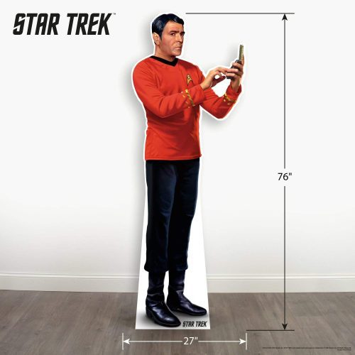 scottie life size cardboard cutout star trekcardboard cutoutsprime party 547045