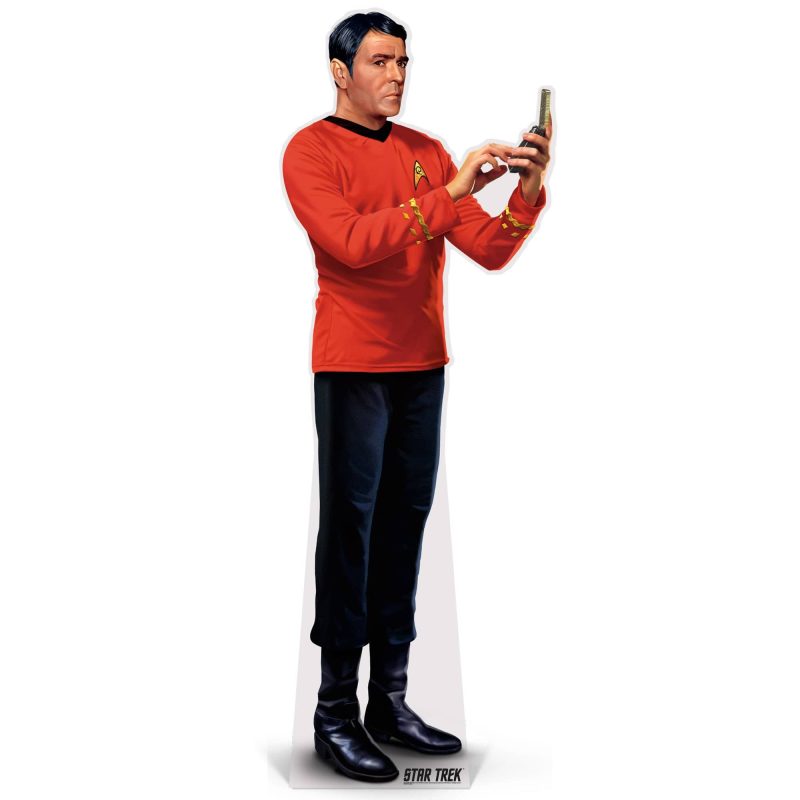 scottie life size cardboard cutout star trekcardboard cutoutsprime party 569109