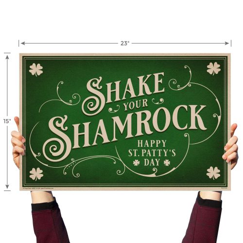 shake your shamrock st patricks day yard signyard signsprime party 630998