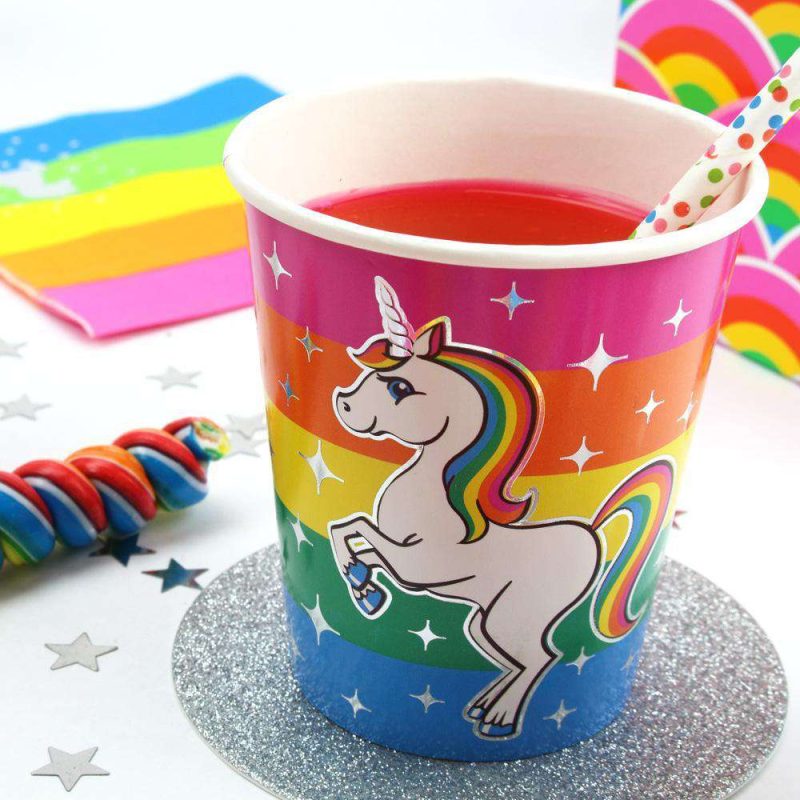 silver lining rainbow unicorn deluxe pack for 8party packsprime party 983331