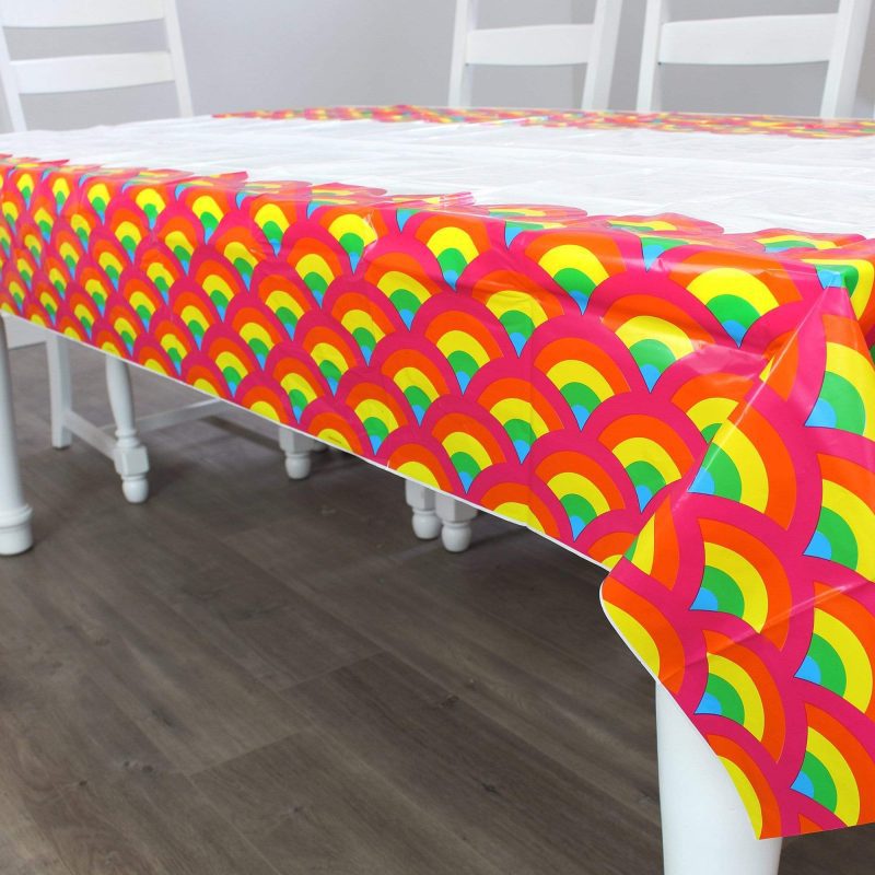 silver lining rainbow unicorn table covertable coversprime party 478918