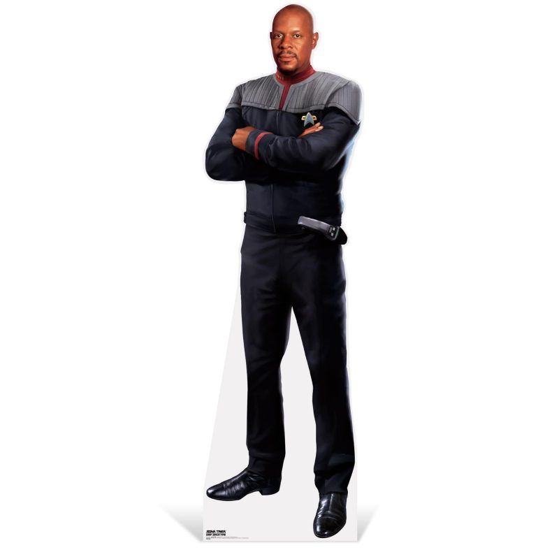 sisko life size cardboard cutout star trek deep space ninecardboard cutoutsprime party 167093