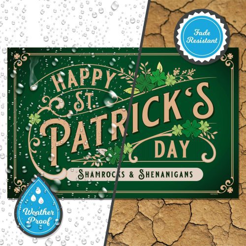 st patricks day shamrocks shenanigans yard signyard signsprime party 349593