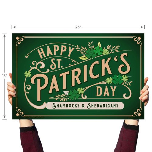 st patricks day shamrocks shenanigans yard signyard signsprime party 748055