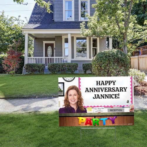 the office personalized yard sign with pam halpertyard signsprime party 438847