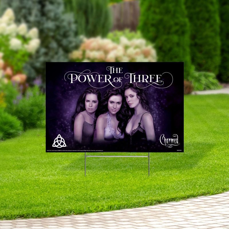 the power of three charmed yard signyard signsprime party 948225