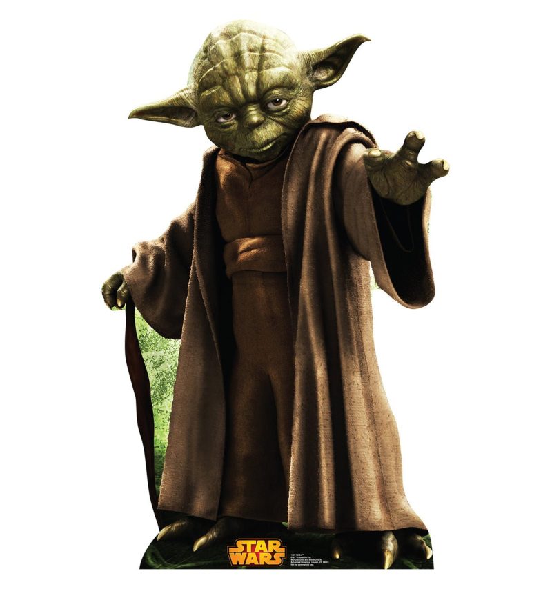 yoda star wars classics cardboard cutoutcardboard cutoutsprime party 804623